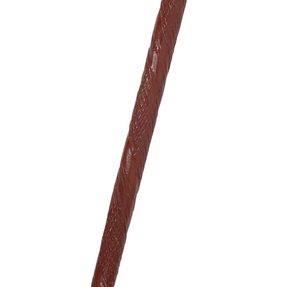 Vintage Wood Carved Walking Stick 36.75" Cane Reddish Brown - Picture 7 of 10